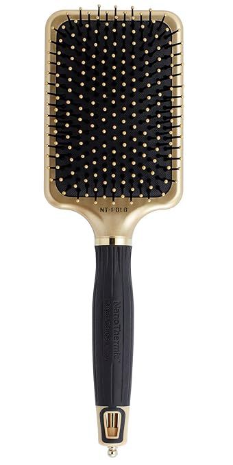 Amazon.com: Olivia Garden Special Edition NanoThermic Ceramic + Ion Hair Brush, Paddle : Beauty & Personal Care Volume Waves, Ceramic Brush, Best Hair Brush, Olivia Garden, Fast Good, Styling Brush, Hair Scalp, Beauty Box, Professional Hairstyles