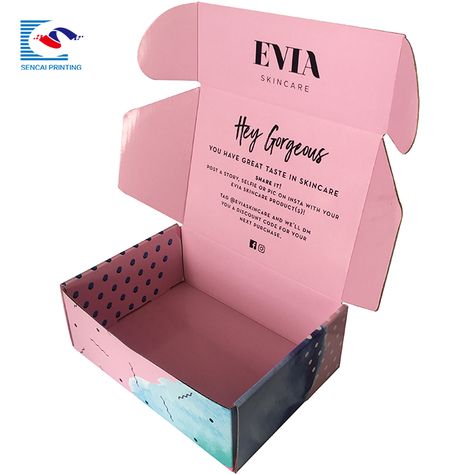 Mailer Box Design, Custom Shipping Boxes, Custom Mailer Boxes, Small Business Packaging Ideas, Mailer Box, Cosmetic Box, Box Packaging Design, Shipping Boxes, Paper Packaging