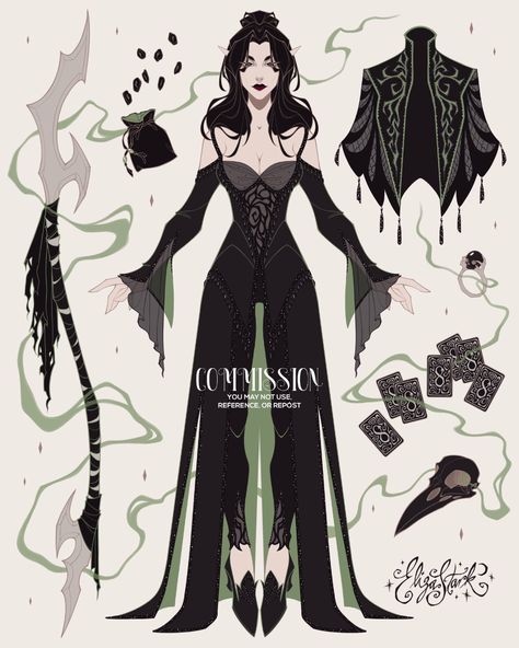 Witch Drawing, Clothing Sketches, Drawing Clothes, Fantasy Clothing, Character Aesthetic, Dnd Characters, Art Clothes, Fantasy Character Design, Costume Design