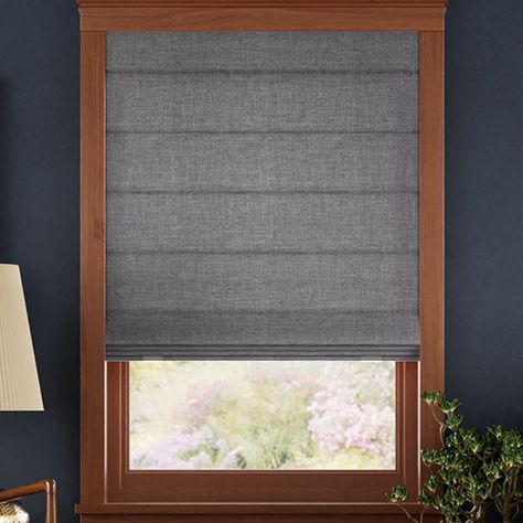 Modern Farmhouse Room, Farmhouse Roman Shades, Room Shades, Add A Room, Cordless Roman Shades, Craftsman Design, Select Blinds, Traditional Windows, Office Guest Room