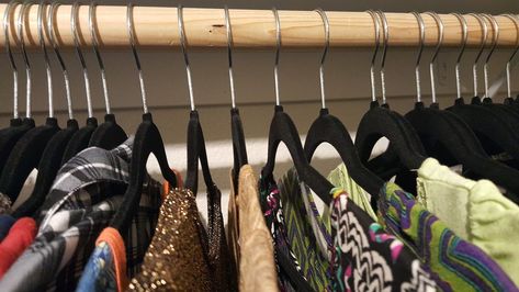 Black Velvet Hangers, Maximize Closet Space, Messy Closet, Closet Hangers, Organization Station, Clothes Closet Organization, New Closet, Suit Hangers, Velvet Hangers