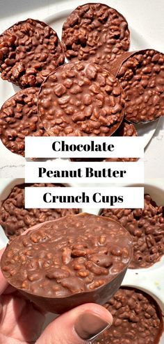 Ella Vegan, Peanut Butter Cups Recipe, Butter Crunch, Resepi Biskut, Crunch Bars, Peanut Butter Crunch, Chocolate Crunch, Candy Recipes Homemade, Christmas Candy Recipes