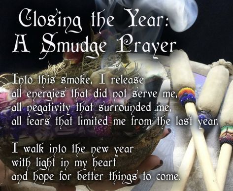 #smudging #prayer #endofyear #closing #release #witch #celtic #pagan #wicca New Years Prayer, Smudging Prayer, House Cleansing, Best Psychics, Online Psychic, New Year New Me, Psychic Mediums, Psychic Reading, Winter Solstice