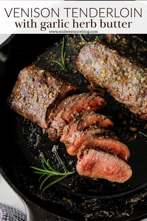 Deer Tenderloin Recipes, Deer Backstrap Recipes, Deer Steak Recipes, Venison Tenderloin Recipes, Venison Steak Recipes, Venison Backstrap Recipes, Venison Steaks, Backstrap Recipes, Deer Steak