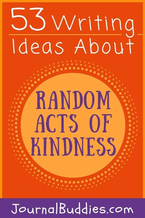 Be kind! Show students the importance of random acts of kindness and help them to think about the meaning behind them with these writing prompts and journal topics! As your kids consider the kind things they could do for someone else, students will be motivated to start adding small bits of kindness into their everyday activities. #randomactsofkindness #RAKDay #kindness #writingprompts #writing #writinglove #writingideas #journalprompts #journal #journaling #journalbuddies Kindness Writing Prompts, Kindness Writing Activity, High School Journal, Counselor Activities, Homeschool Writing Prompts, Journal Prompts For Kids, Journal Topics, Alternative Education, Writing Prompts For Kids