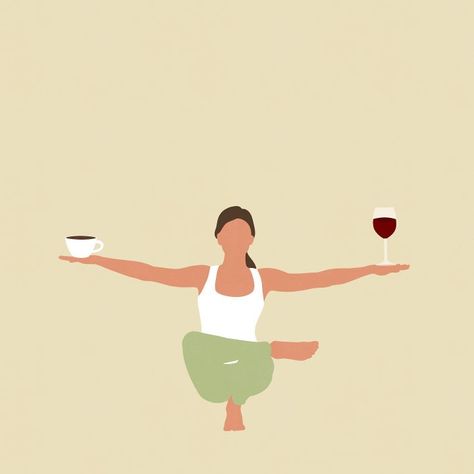 Yoga Christmas Pictures, Yoga Illustration Funny, Yoga Wallpaper Aesthetic, Relax Illustration, Yoga Meme, Wine Yoga, Yoga Content, Hata Yoga, Yoga Cartoon