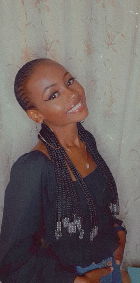 Straight back cornrows with beads. Braids All Back Cornrows With Beads, Straight Up With Beads, Small Cornrows With Beads, Cornrows With Beads For Women, Straight Back Carrot Hairstyle, Short Straight Back Cornrows With Beads, Straight Back Braids With Beads, Light Brown Braids With Beads, Cornrows Braids With Beads