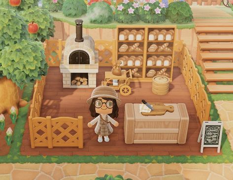 Acnh Island Farm Ideas, Acnh Farm Island Ideas, Animal Crossing Lookout Ideas, Acnh Easy Ideas, Acnh Island Shop Ideas, Animal Crossing Cottage Core Ideas, Animal Crossing Farmcore Ideas, Acnh Best Design Codes, Acnh Outdoor Kitchen Ideas