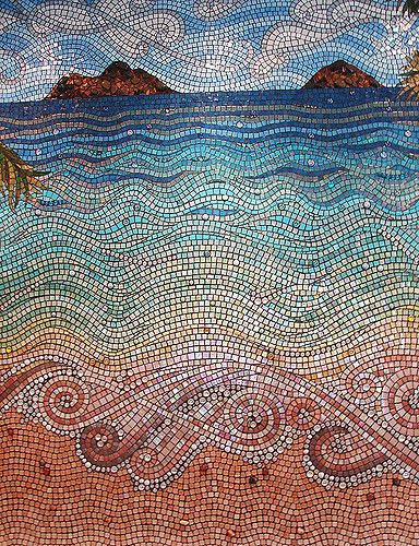 Explore Dyanne Williams Mosaics' photos on Flickr. Dyanne Williams Mosaics has uploaded 21 photos to Flickr. Nautical Mosaic, Mosaic Waves, Bead Mosaic, Kailua Hawaii, Mosaics Art, Dot Mandalas, Mosaic Pots, Mosaic Madness, Mosaic Art Projects