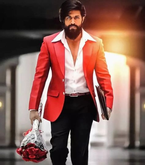 Kgf Yash Wallpaper Full Hd, Yash Wallpaper Full Hd, Kgf Rocky Wallpaper, Yash Wallpaper, Kgf Rocky, Rocking Star Yash, Kgf Yash, Red Blazer Outfit, Rocky Bhai