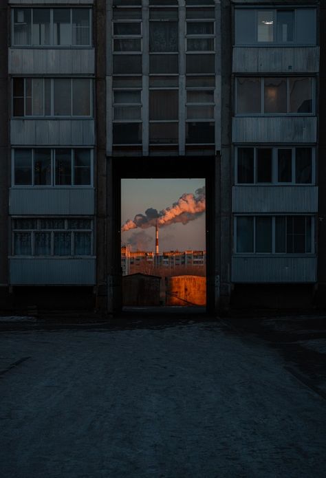 Industrial Core Aesthetic, Russian City Aesthetic, Liminal Places, Doomer Aesthetic, New Aesthetic, Arte Inspo, Foto Art, Cinematic Photography, Brutalism