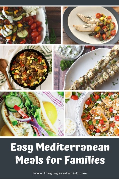 11 Easy Mediterranean Meals For Families Family Mediterranean Meals, Mediterranean Diet Recipes Family Friendly, Mediterranean Family Recipes, Family Friendly Mediterranean Diet Meals, Family Mediterranean Recipes, Mediterranean Dinner Recipes For Family, Family Friendly Mediterranean Meals, Mediterranean Family Dinners, Mediterranean Easy Recipes