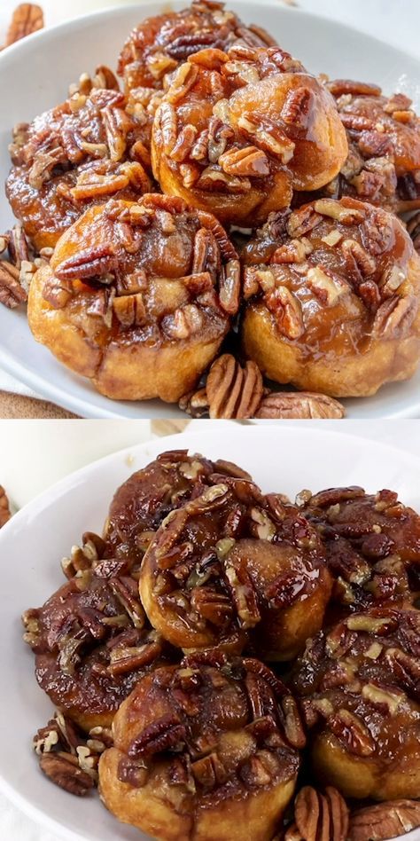 Sticky Buns Recipes, Pecan Sticky Buns, Pecan Pies, Crescent Recipes, Dinner Party Desserts, Dessert Simple, Breakfast Sweets, Crescent Roll Recipes, Pecan Recipes