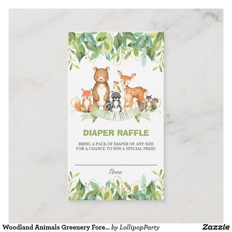 Forest Animal Baby Shower, Bebe Shower, Boho Baby Shower Invitations, Woodland Baby Shower Invitations, Animal Book, Animal Baby Shower, Baby Shower Invitations For Boys, Baby Shower Cards, Diaper Raffle