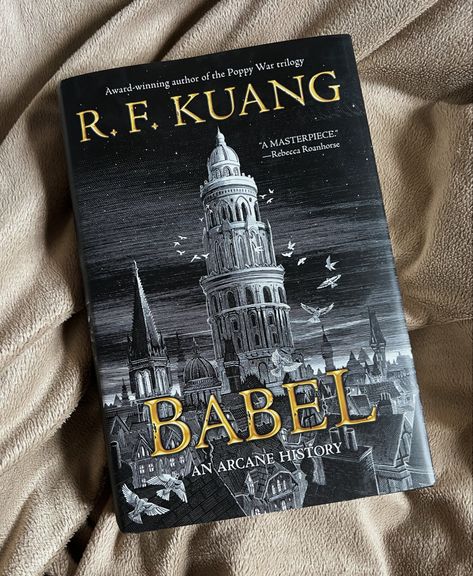 Babel Book Cover, Dark Academia Wishlist, Babel Aesthetic Book, Babel Rf Kuang Book, Babel Book Aesthetic, Babel Rf Kuang Aesthetic, Babel R F Kuang, Babel Aesthetic, Babel Book