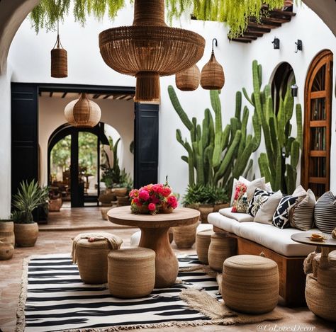 🇲🇽 My @gilherrera twist of Modern Mexican Hacienda Foyer Entryway to Outdoor Patio with a Tulum Touch . At CoLores Decor Our team is constantly experimenting with textures & “WOW” styles for a UNIQUE statement design for any room…Introducing TOP 🇲🇽 MeXican Artisan Design & CATAPULTING our culture’s Talent through the vision of our founder, GiL Herrera @giLherrera ♥️ . You think you know MeXican Artisan Design, but you have NO IDEA how PASSIONATE , CREATIVE, MASTERFUL, & HARD-WORKING MY PEOPLE...