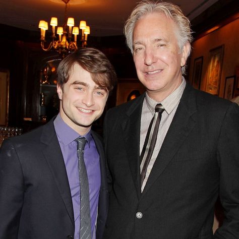 The late Alan Rickman didn't need a crystal ball to predict Daniel Radcliffe's future. Rickman, who passed away in 2016 at age 69, kept a journal during his time filming the Harry Potter... Harry Potter Diary, Alan Rickman Always, Diary Entries, About Harry Potter, Diary Entry, See Movie, Theatre Stage, Keeping A Journal, Harry Potter Cast