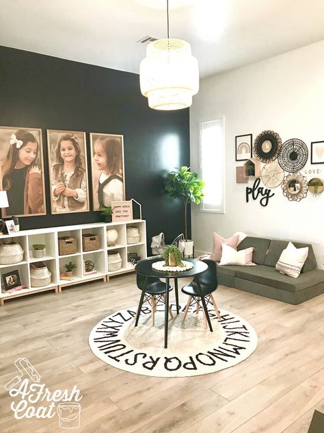 Loft Playroom, Photowall Ideas, Small Playroom, Living Room Playroom, Baby Playroom, Basement Playroom, Girls Playroom, Teen Boy Room, Office Playroom