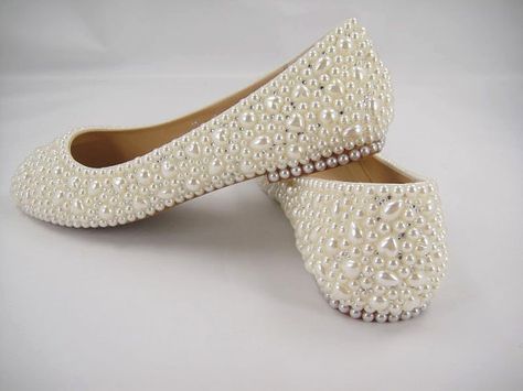 Gorgeous Handmade Flat Wedding Shoes, Heart Shape Pearl Bridal Shoes, Rhinestone Bridal Shoes, Beaded Bridal Shoes,Bridesmaid Shoes,Flat Bridal White Lace Shoes, Shoes Beaded, Flat Wedding Shoes, Best Bridal Shoes, Shoes Bridesmaid, Pearl Wedding Shoes, Shoe Makeover, Wedding Shoes Lace, Wedding Shoes Flats