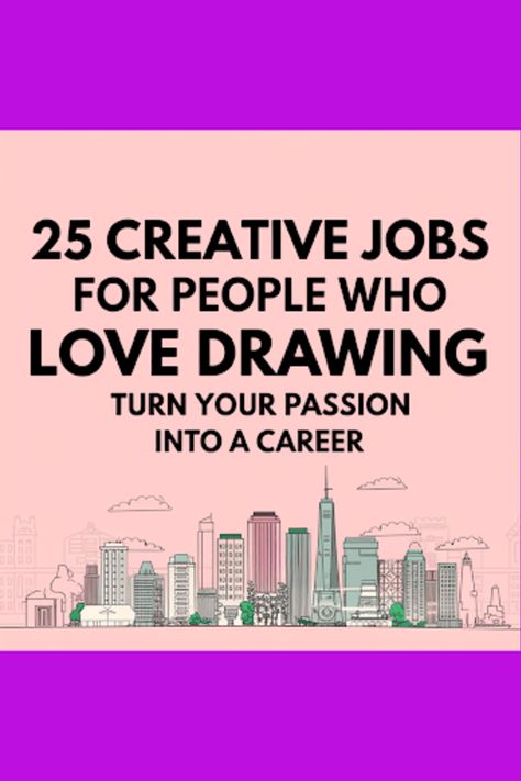 A vibrant collection of drawing-related jobs, featuring careers like illustrator, animator, and graphic designer, inspiring artists to turn their passion into a profession. Got The Job, I Got The Job, Creative Jobs, Creative Careers, Career Options, Love Drawing, Love Drawings, Get The Job, Success Stories