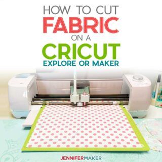 How to Cut Fabric With Cricut Explore or Maker - Step-by-Step Tutorial with fabric list, materials, tips, tricks #cricut #fabric #sewing Cut Fabric With Cricut, Cricut Fabric, Paint Holder, Tumbler Turner, Craft Tables, Cricut Blades, Sunflower Paper, Jennifer Maker, Diy Cabinet