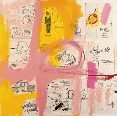 Jean-michel Basquiat Paintings, Basquiat Untitled, Jm Basquiat, Jean Michel Basquiat Art, Basquiat Paintings, Contemporary Expressionism, Basquiat Art, Collage On Canvas, Michel Basquiat