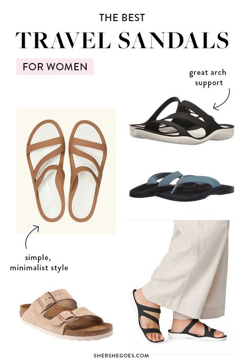 Sandals For Walking All Day, Comfy Sandals Walking Summer, Comfortable Walking Sandals For Women, Waterproof Sandals Womens, Best Sandals For Women 2023, Best Walking Sandals For Women, Comfort Sandals Women, Best Sandals For Walking Travel Shoes, Travel Sandals Women