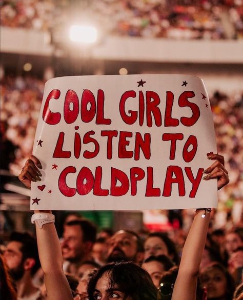 Coldplay Concert Outfit, Coldplay Quotes, Coldplay Poster, Coldplay Tour, Coldplay Wallpaper, Concert Signs, Coldplay Music, Cold Play, Coldplay Concert