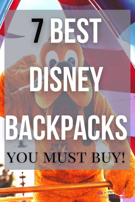 What's the Best Backpack for Disney (These 7 Will Help You Decide) - ThemeParkHipster Backpack For Disney, Disney Standard Backpack For Travel, Disney Style Standard Backpack, Disney Style Backpack For Disney Trips, Disney Style Standard Backpack For Disney Trips, Disney Backpack With Adjustable Strap, Disney List, Backpacking Canada, Disney Boys