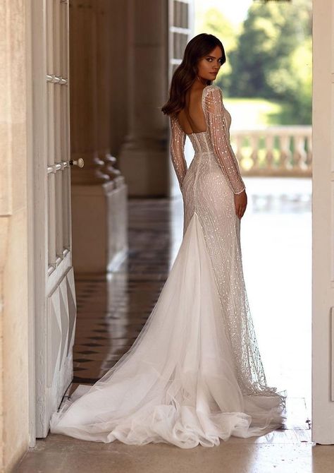 Elegant Winter Wedding, Chic Wedding Dresses, Classy Gowns, Dream Wedding Decorations, Sheer Wedding Dress, Crochet Wedding, Wedding Gowns Mermaid, Beach Wedding Decorations, Wedding Dresses Beaded