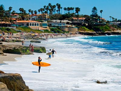 La Jolla, California La Jolla Beach, Beach San Diego, Best Vacation Spots, San Diego Beach, California Surf, Pacific Beach, Most Beautiful Beaches, San Diego California, Beach Town