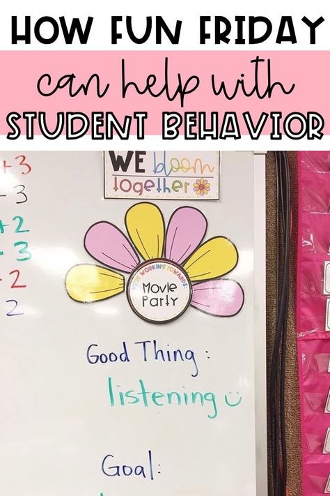 Classroom Management For 1st Grade, After Spring Break Classroom Management, April Classroom Management, April Behavior Anchor Chart, Behavior Ideas For Classroom, Second Grade Fun Friday, Second Grade Behavior Management, Fun Friday 2nd Grade, Teacher Behavior Management