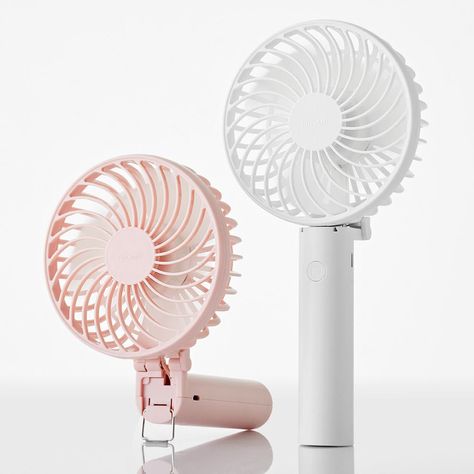 Cute Portable Fan, Portable Fan Aesthetic, Kipas Angin Portable, Aesthetic Fan, Mini Cooler, Fan Hand, Portable Fans, Buying Stuff, Large Fan