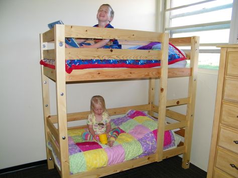 Bunk Beds Diy, Small Bunk Beds, Bunk Bed Crib, Kura Bunk Bed, Kura Hack, Bunk Bed Safety, Toddler Bunk Beds, Bunk Bed Plans, Bunk Beds For Kids