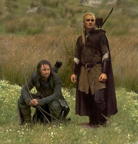 Legolas And Aragorn, John Howe, Sean Bean, Viggo Mortensen, Into The West, Lotr Art, Jude Law, Fellowship Of The Ring, Gary Oldman