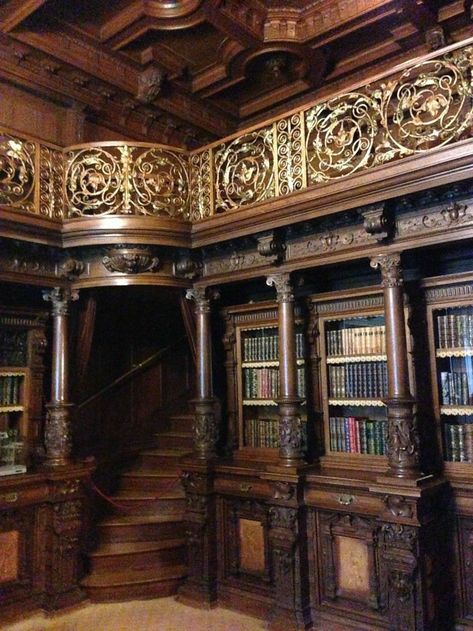 Victorian Homes Interior, Victorian Home Interior, Dream Library, Beautiful Library, Castles Interior, Homes Interior, Home Libraries, Gothic House, Victorian Gothic