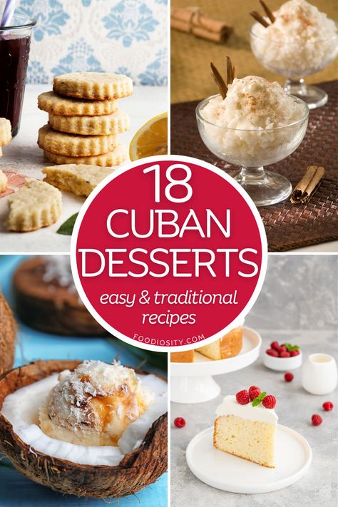 Indulge in the irresistible sweetness of Cuba with 18 delicious dessert recipes! Click to discover delightful treats that capture the essence of Cuban cuisine. Easy Spanish Desserts, Cuban Desserts, Pumpkin Flan, Potato Pudding, Spanish Desserts, Cuban Dishes, Rich Cake, Cuban Cuisine, Telling A Story