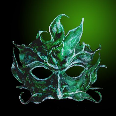 Green Man Leaf Mask: Inspired by nature & folklore. Winter Masquerade, Leaf Mask, Forest Spirit, Green Man, Inspired By Nature, Nature Inspiration, Forest, Mask, Green