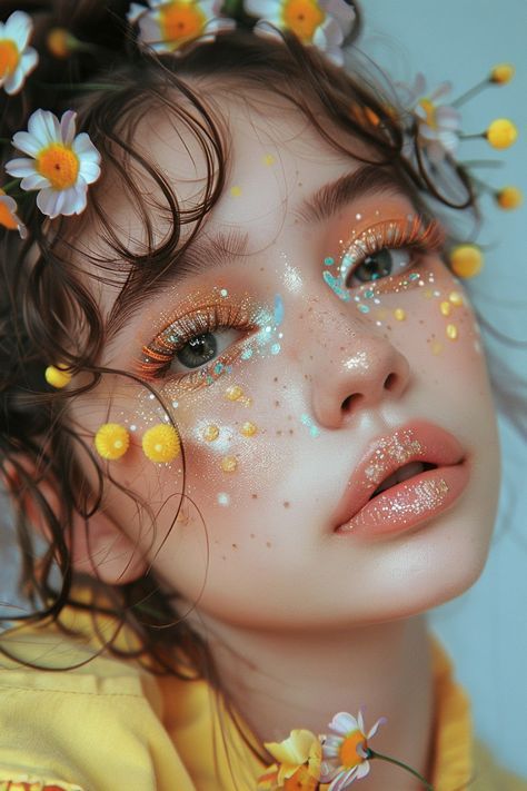 Spring Makeup Ideas, Spring Eye Makeup, Flower Makeup, Oh My Goddess, Soft Spring, Cool Makeup Looks, Eye Makeup Designs, Fairy Makeup, Makeup Eye Looks