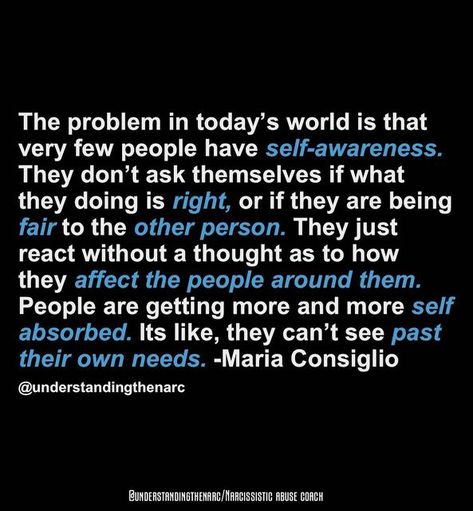 UNDERSTANDING THE NARC on Instagram: "It’s becoming such a self absorbed world. Do you guys agree? People are just not in the habit of being cognizant of how they affect the people around them. They are just concerned with how they could get what they want." Not Agreeing With Someone Quotes, It’s Them Not You, People Who Act Like They Are Better, Thoughtful People Quotes, Unaccountable People Quotes, Self Absorbed People Quotes, Inconsiderate People Quotes, Self Absorbed Quotes, Witch Blessings