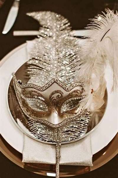 formal masquerade ball decorations - Masquerade Ball Decorations Ideas – Amazing Decor Ideas Sweet 16 Masquerade Party, Masquerade Party Decorations, Masquerade Ball Party, Masquerade Theme, Masquerade Wedding, Fest Temaer, Holiday Party Themes, Tafel Decor, 1920s Wedding