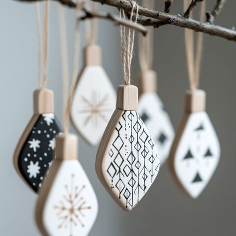 Discover 17 cozy DIY Scandinavian Christmas decor ideas. Create a Nordic winter wonderland with easy, budget-friendly projects for a hygge holiday season. Nordic Christmas Tree Ornaments, Scandinavian Advent Wreath, Simple Diy Ornaments Christmas, Swedish Christmas Ornaments, Scandinavian Ornaments Diy, Diy Nordic Christmas Decorations, Winter Decorations After Christmas, Diy Nordic Decor, Diy Scandinavian Christmas Decorations