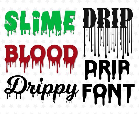 Drip Font Letters, Graffiti Lettering Dripping Fonts, How To Draw Dripping Liquid, Dripping Letters Fonts, Drippy Letters Alphabet, Goosebumps Font, Free Word Art Generator, Drippy Font, Slime Font