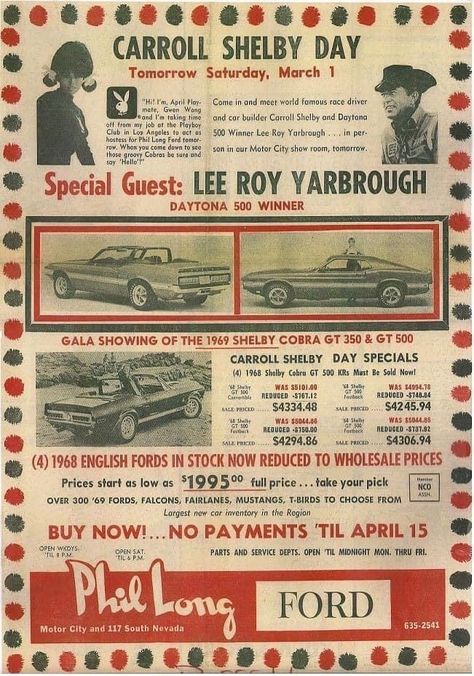 Muscle Car Ads, Norton Motorcycle, Automobile Advertising, Vintage Muscle Cars, Carroll Shelby, Vintage Muscle, Weird Cars, Vegas Trip, Las Vegas Trip