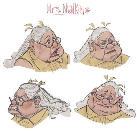 Old Lady Character Design, Lady Character Design, Old Lady Character, Leo Movie, Model Sheets Character, Expression Sheet, Movie Character, Old Lady, Character Designs