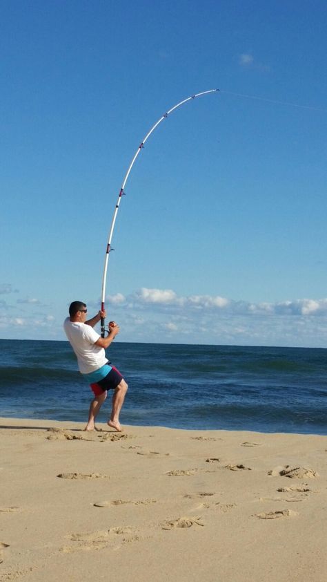 Fishing Reference Pose, Kayak Fishing Diy, Striped Bass Fishing, Men Fishing, Fish Pose, Fishing Pictures, Striped Bass, Surf Fishing, Fishing Diy