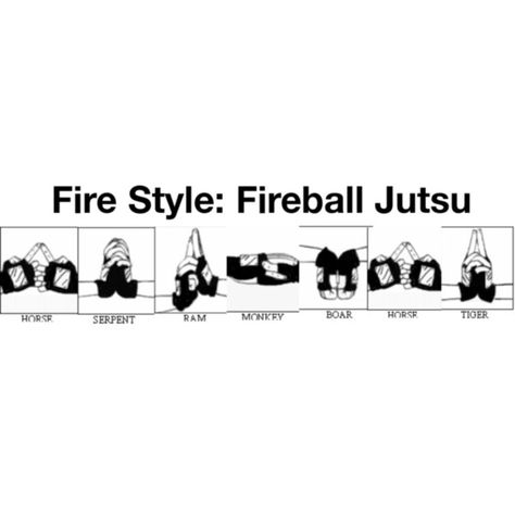 FIRE STYLE FIREBALL JUTSU Reanimation Jutsu Hand Signs, Fire Style Jutsu Hand Signs, Naruto Fire Jutsu, Fireball Jutsu Hand Signs, Naruto Hand Signs Jutsu Fire Style, Shadow Clone Jutsu Hand Signs, Fire Style Jutsu, Jutsu Hand Signs, Fire Jutsu