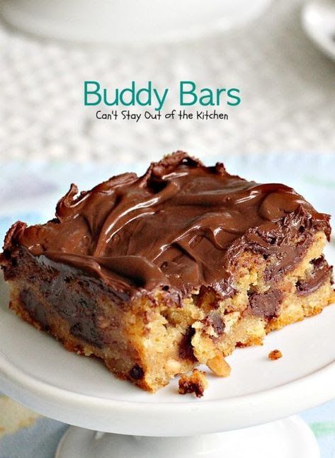 Inspired by you - garjanwren@gmail.com - Gmail Buddy Bars, Amazing Brownies, Desserts Bars, Bar Desserts, Bars And Cookies, Sweet Bar, Cookie Brownie Bars, Dessert Bar Recipe, Chocolate Chip Cookie Bars