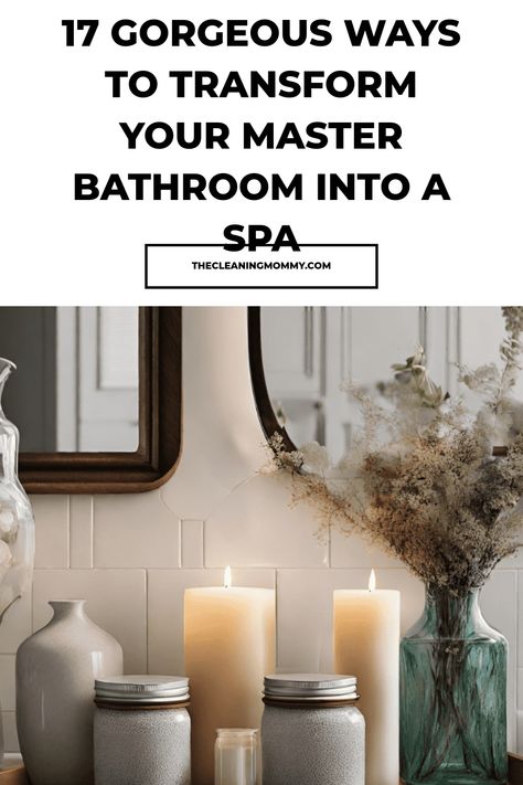 If you love baths as much as I do, keep reading Mama. Ever feel like your bathroom could do with a relaxing spa-like upgrade? Who wouldn’t love to escape the stresses of daily life in a tranquil oasis, check out these affordable spa bathroom ideas, perfect for a small space!  Spa Bathroom Ideas, Spa Bathroom Decor, Spa Inspired Bathroom, Cozy Bathroom, Zen Bathroom, Spa Bathroom, Bathroom Decor Luxury, Spa Like Bathroom, Bathroom Decorating Ideas. Spa Items Ideas, Diy Spa Bathroom Ideas, Ranch Modern Farmhouse, Spa Like Bathroom Ideas, Diy Spa Bathroom, Bathroom Ideas Spa, Bathroom Cozy, Bathroom Decor Spa, Ipad Wall Mount