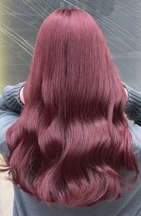 Dark Pink Hair Color, Pink Brown Hair, Pink And Orange Hair, Dark Pink Hair, Red Hair Inspo, Brown Hair With Blonde Highlights, Pretty Hair Color, Hair Color Pink, Hair Stylies